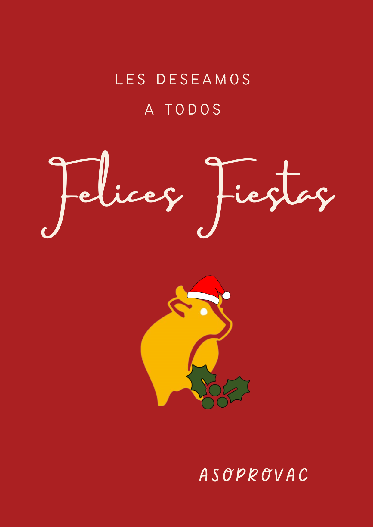 Tarjeta Feliz Navidad Postal Ilustrada Papá Noel Rojo 3