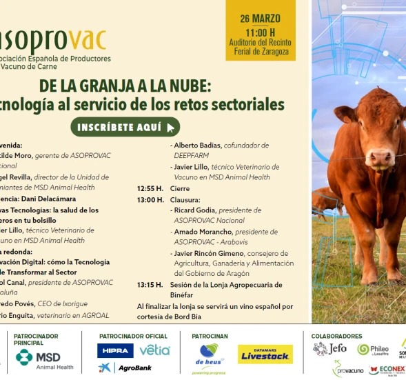 Programa de la jornada de ASOPROVAC en FIGAN 2025